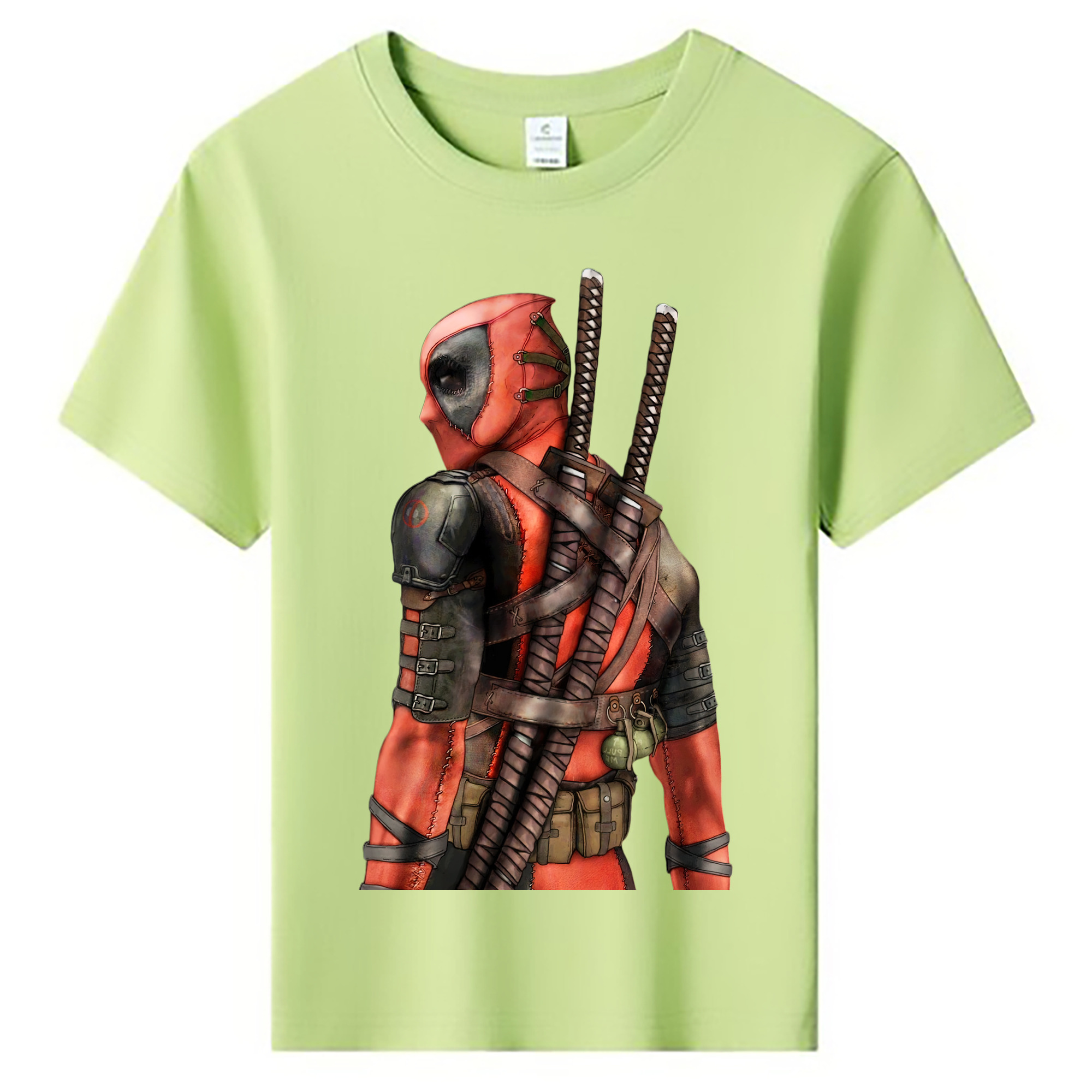 （画像用） Deadpool デッドプール 綿100％キッズTシャツ（フロントプリント）